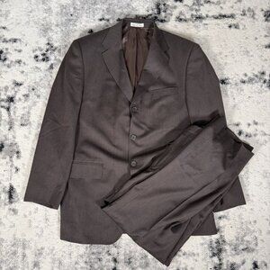 Loro Piana Wool Italian Brown Tailored Suit